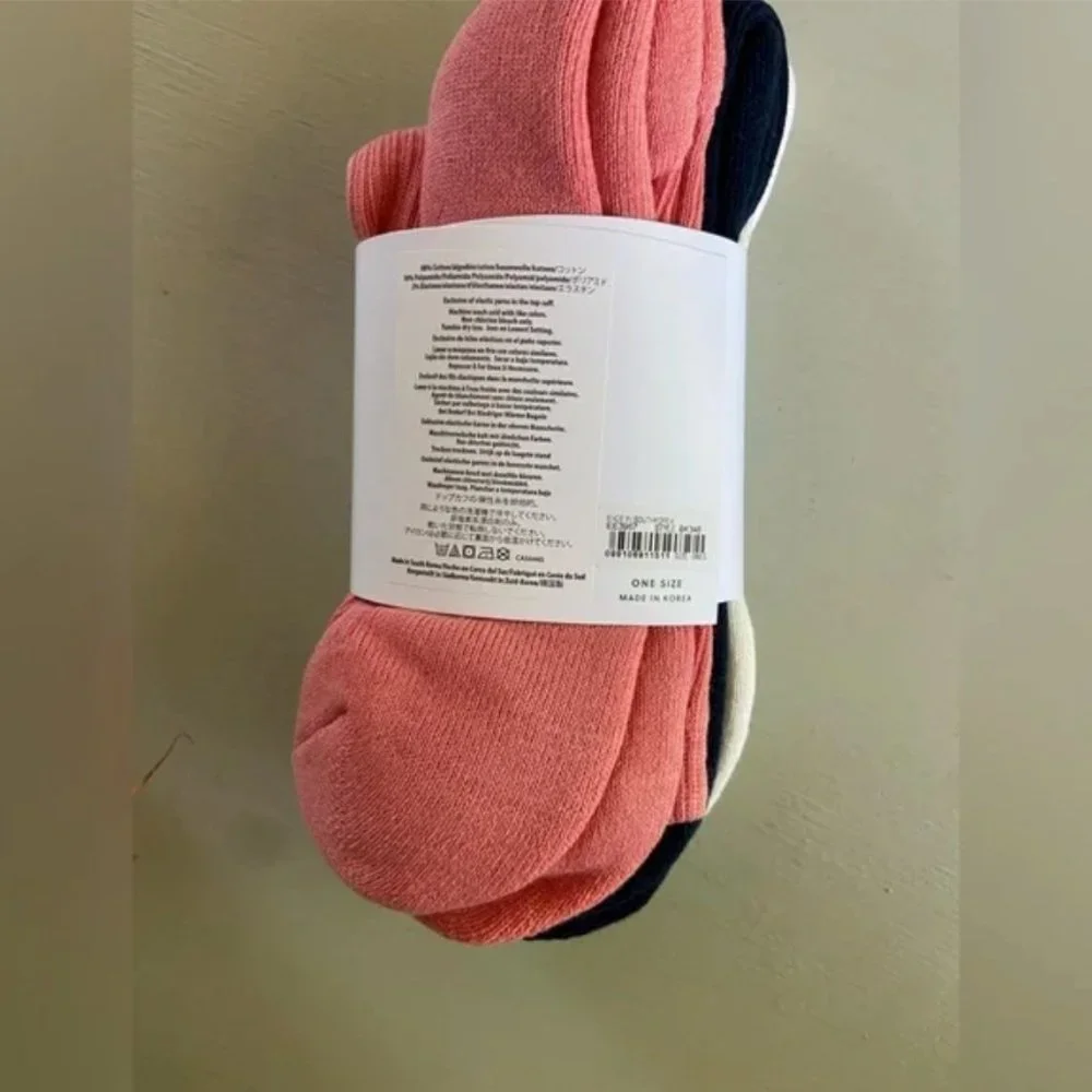 NWT JCREW Bootie socks three-pack